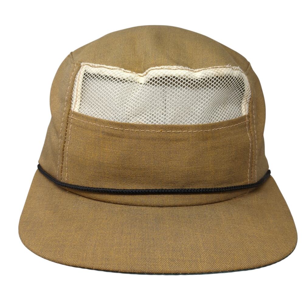 Campus Fitted Cadet Army Cap Brown 7 3/8 Breathable Rope Outdoor